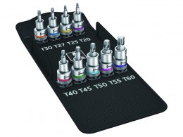 Wera 8767 C Zyklop Torx HF Screw Hold Socket Set of 9 1/2in Drive £89.99